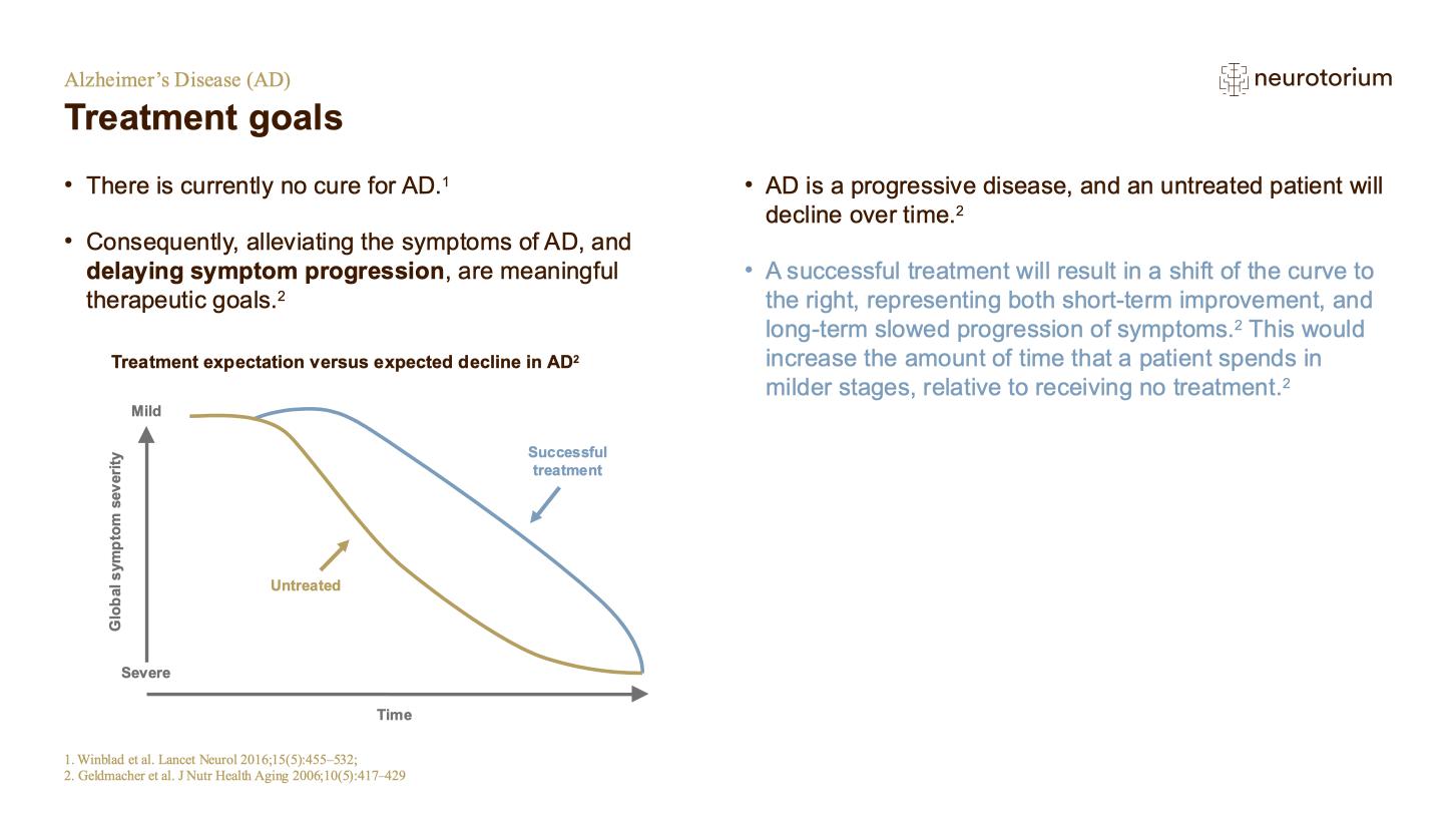 Alzheimers Disease – Treatment Principles – slide 6